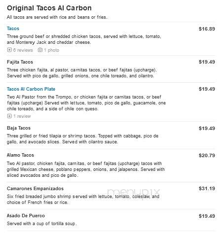Don Carlos - Waco, TX menu_pic