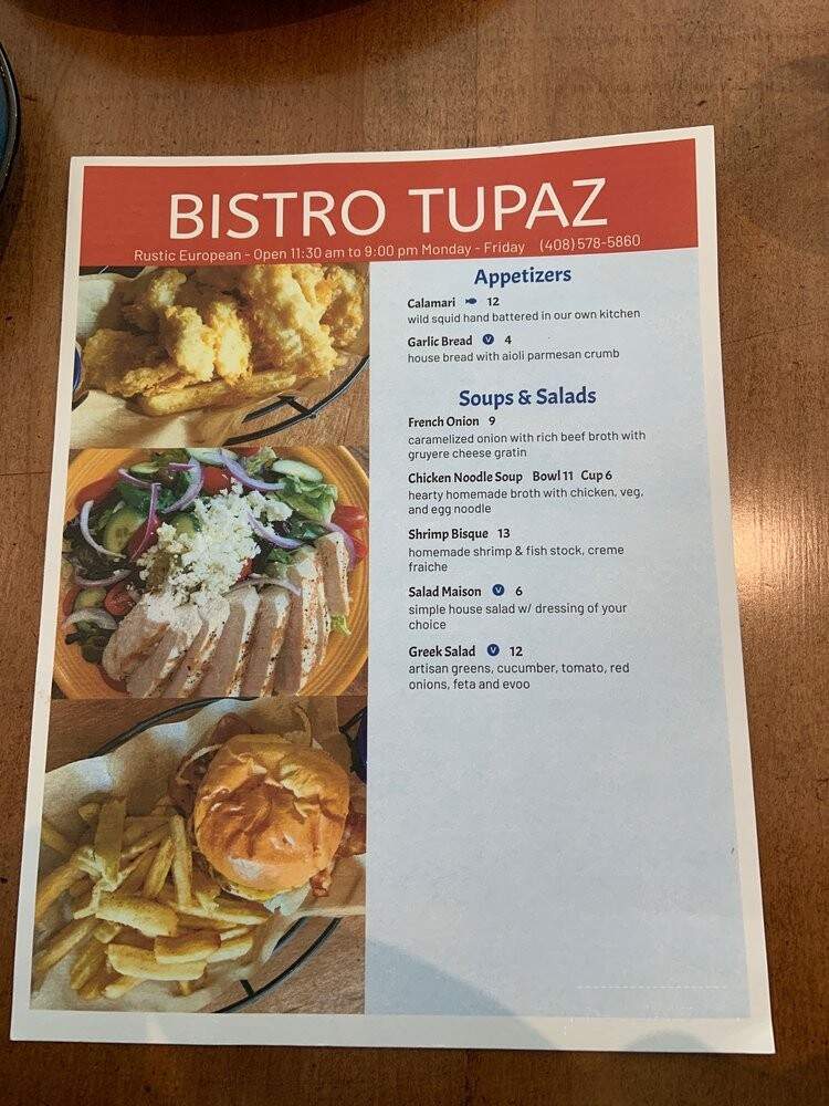 Bistro Tupaz - San Jose, CA