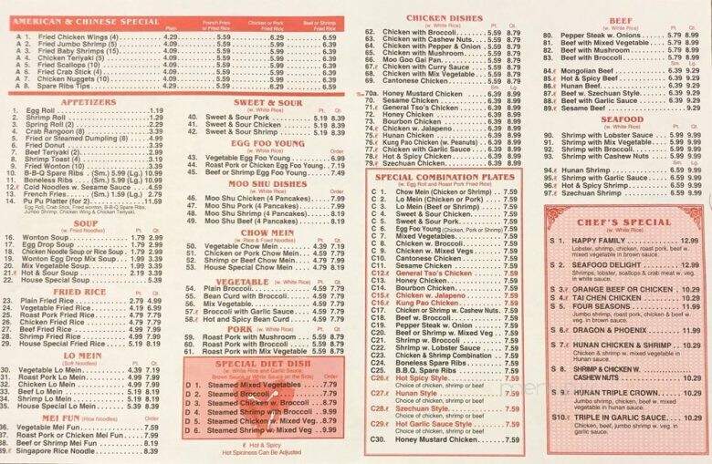 China Wok - Winterville, NC menu_pic