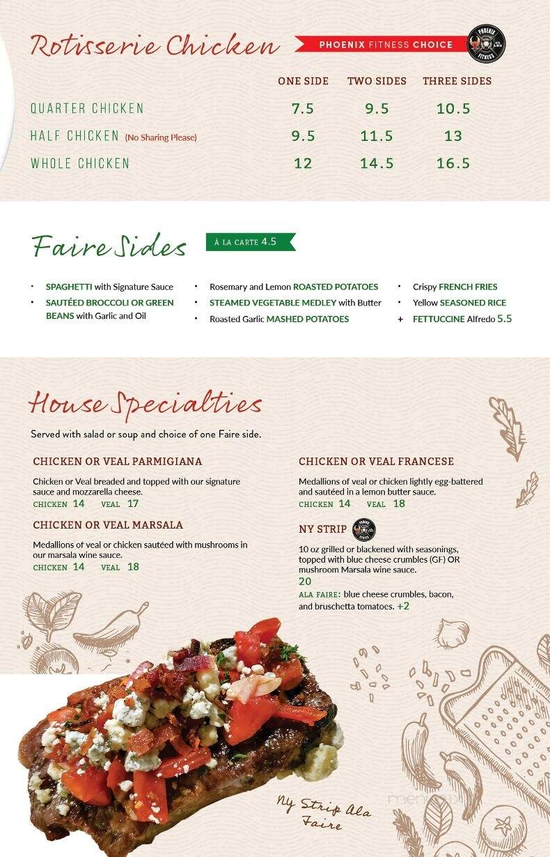 Pasta Faire Of Belleview - Belleview, FL menu_pic