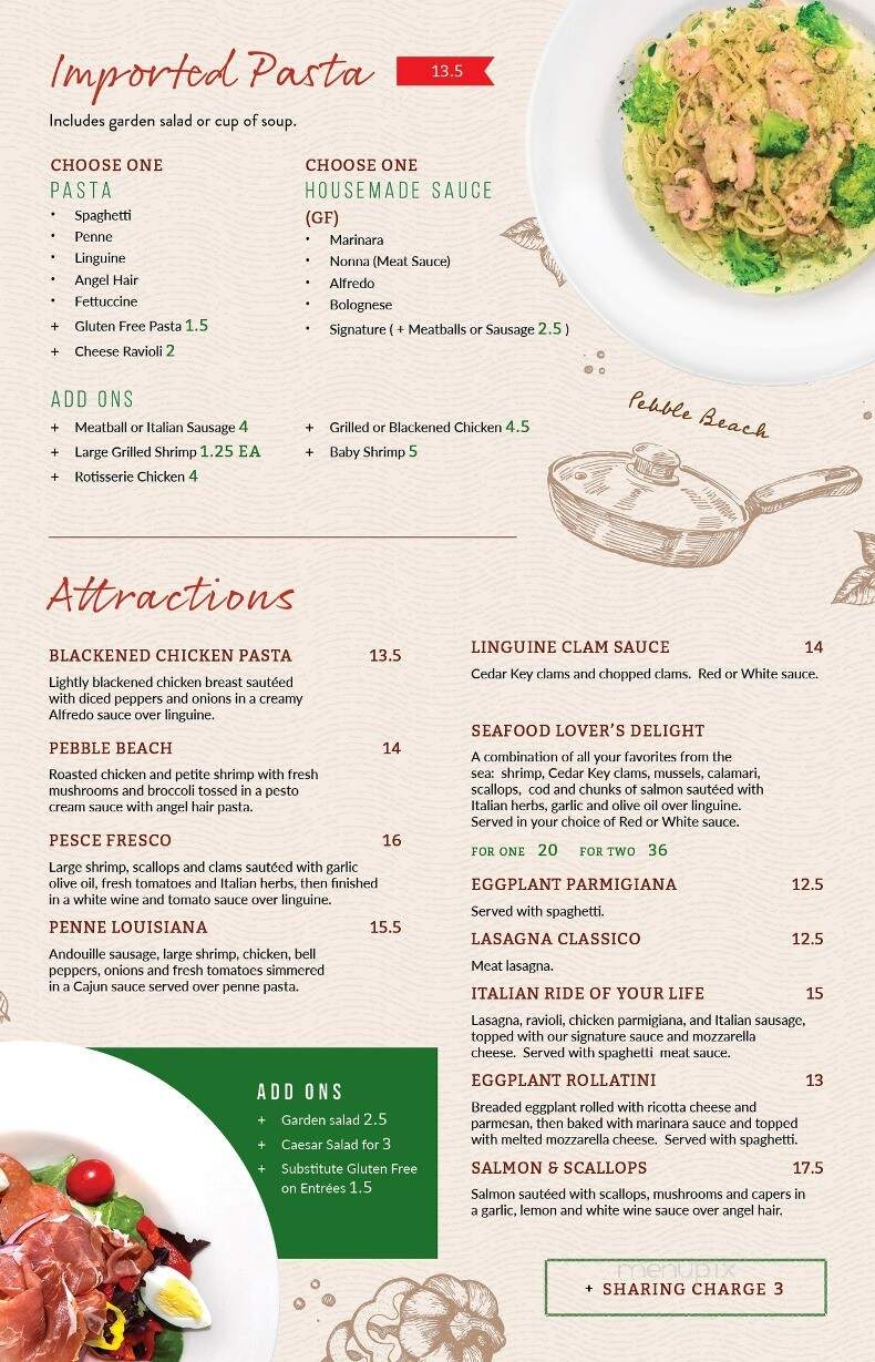 Pasta Faire Of Belleview - Belleview, FL menu_pic