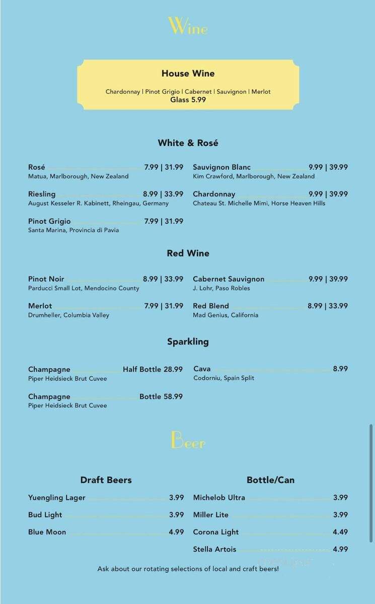 Sea Critters Cafe - St Pete Beach, FL menu_pic