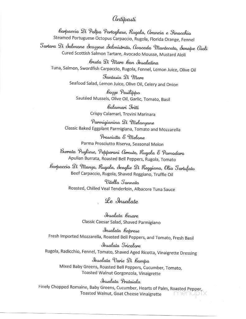 Trevini Restaurant - Palm Beach, FL menu_pic
