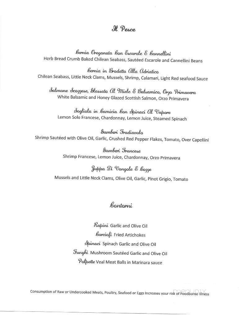Trevini Restaurant - Palm Beach, FL menu_pic