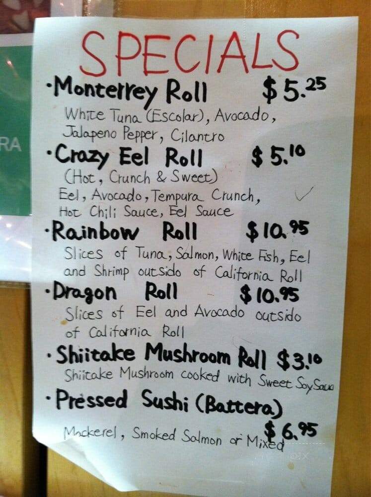 Noble Fish - Clawson, MI menu_pic