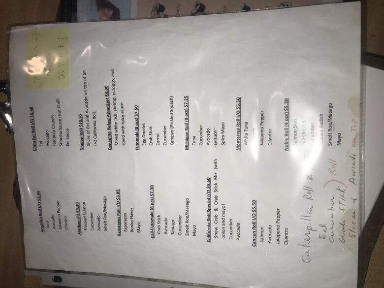 Noble Fish - Clawson, MI menu_pic