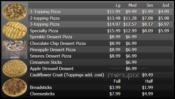 Mr Gatti's Pizza - Murray, KY menu_pic