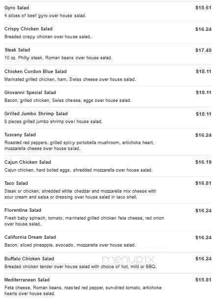Giovanni's Pizza - Chicopee, MA menu_pic