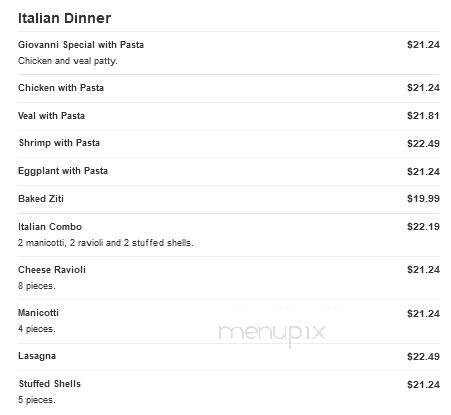 Giovanni's Pizza - Chicopee, MA menu_pic