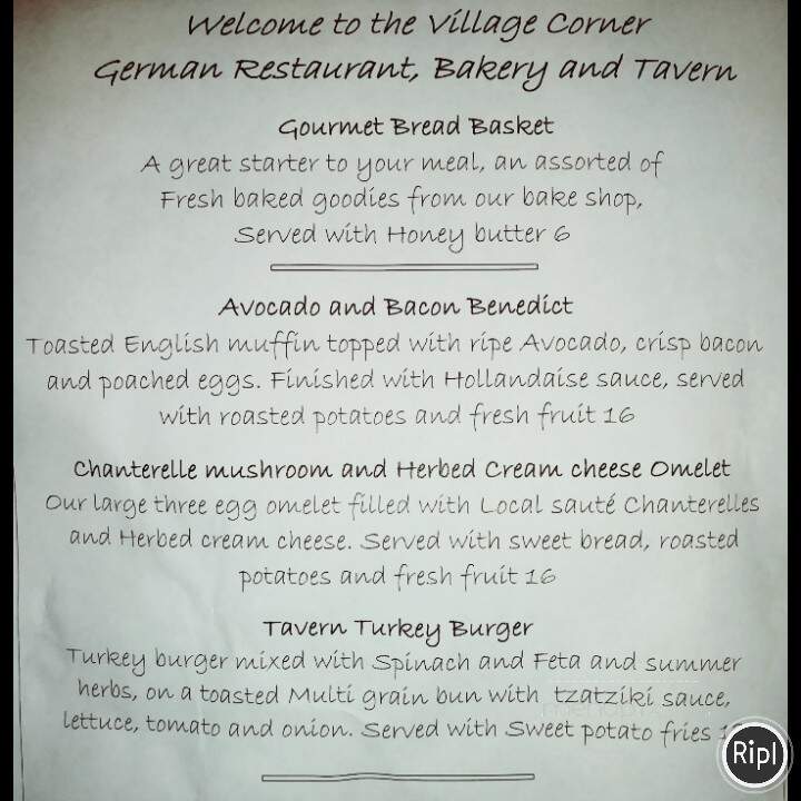 German Restaurant - Stone Mountain, GA menu_pic