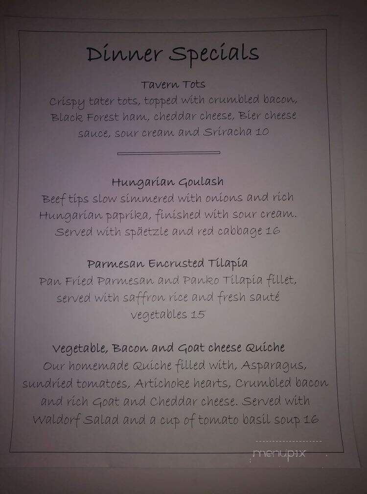 German Restaurant - Stone Mountain, GA menu_pic
