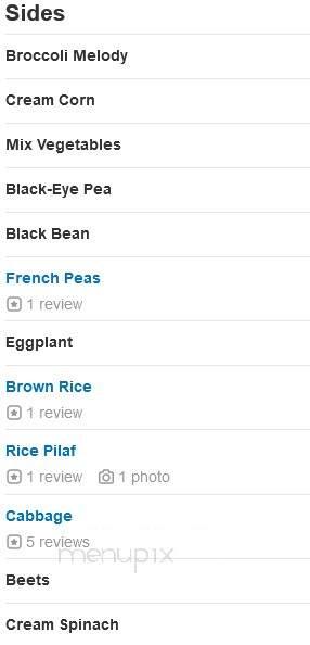 Chanterelle's Cafe - Atlanta, GA menu_pic