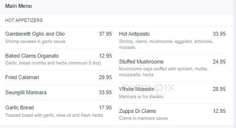 Russillo Pizzeria & Ristorante - West Caldwell, NJ menu_pic