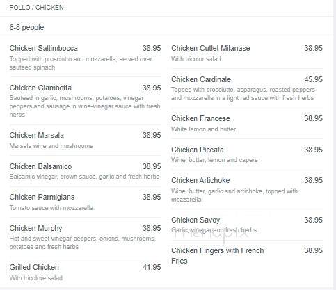 Russillo Pizzeria & Ristorante - West Caldwell, NJ menu_pic