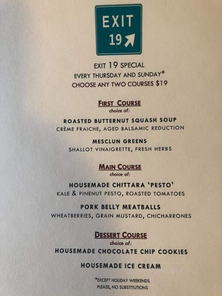Peekamoose Restaurant & Tap Room - Big Indian, NY menu_pic