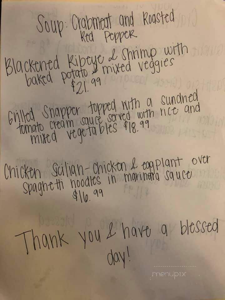 Yiannis Family Restaurant - Morganton, NC menu_pic