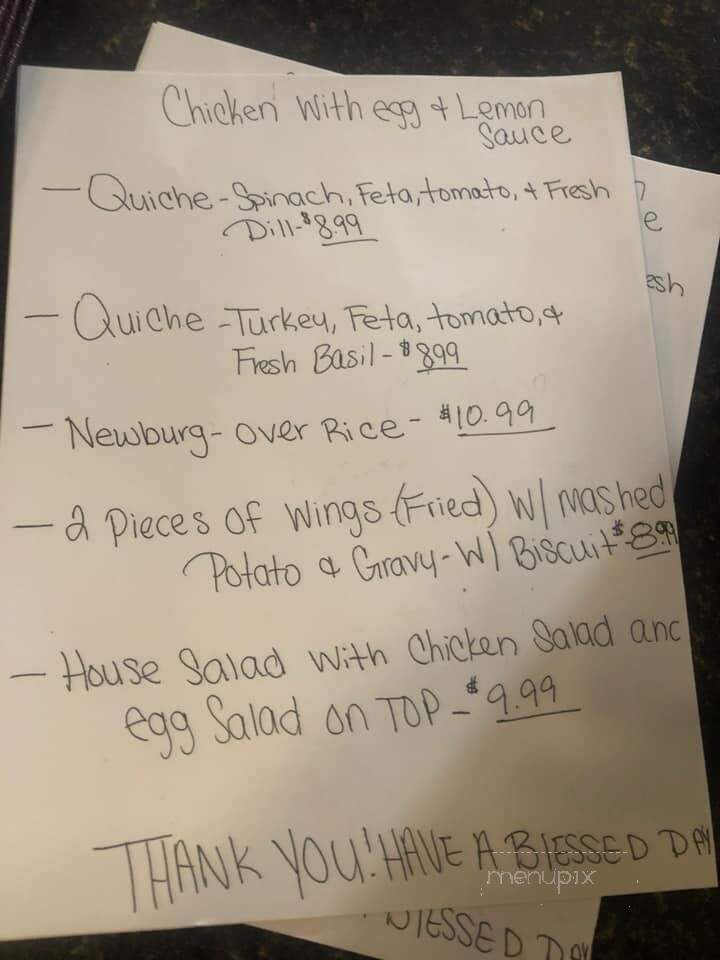 Yiannis Family Restaurant - Morganton, NC menu_pic