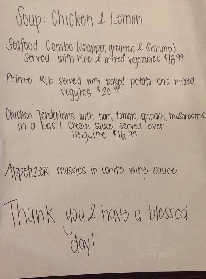Yiannis Family Restaurant - Morganton, NC menu_pic