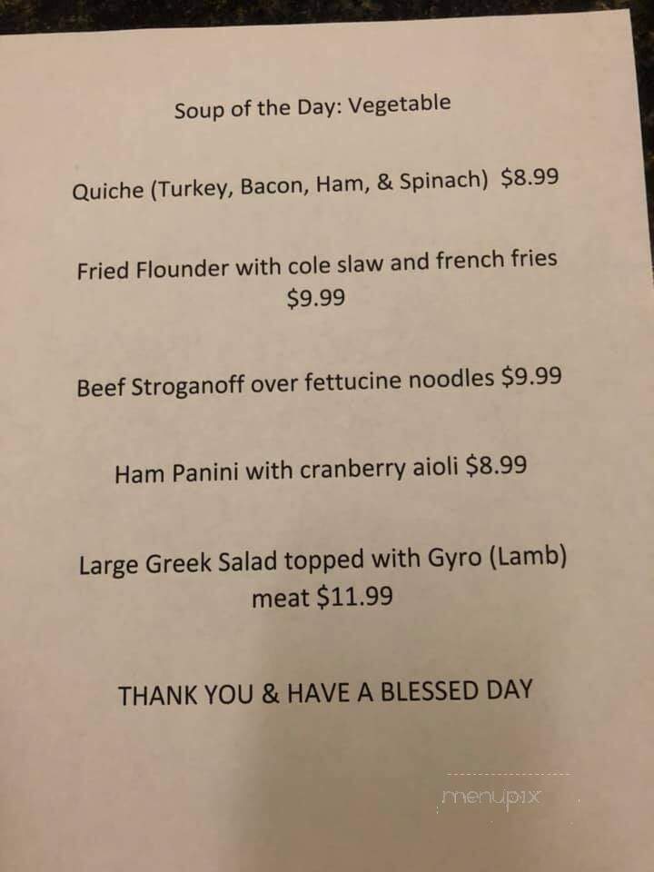 Yiannis Family Restaurant - Morganton, NC menu_pic