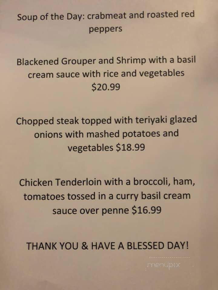 Yiannis Family Restaurant - Morganton, NC menu_pic