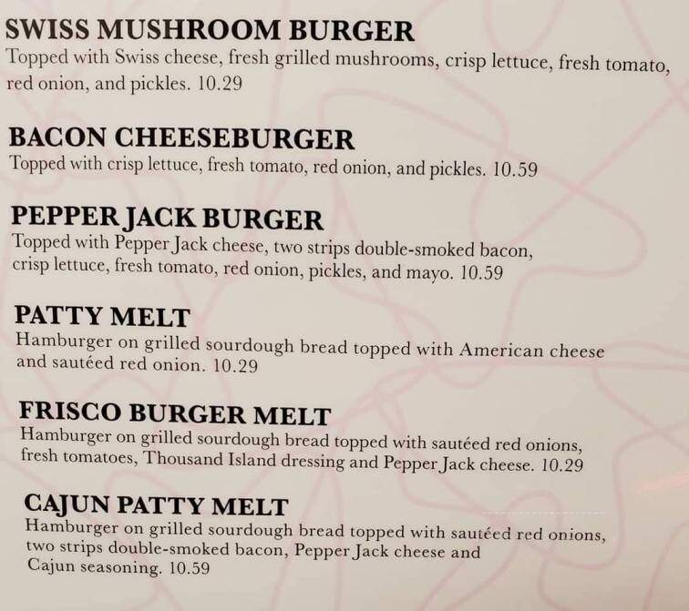 Kroll's Diner - Minot, ND menu_pic
