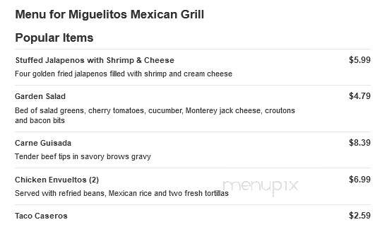 Miguelitos Mexican Grill - Crystal City, TX