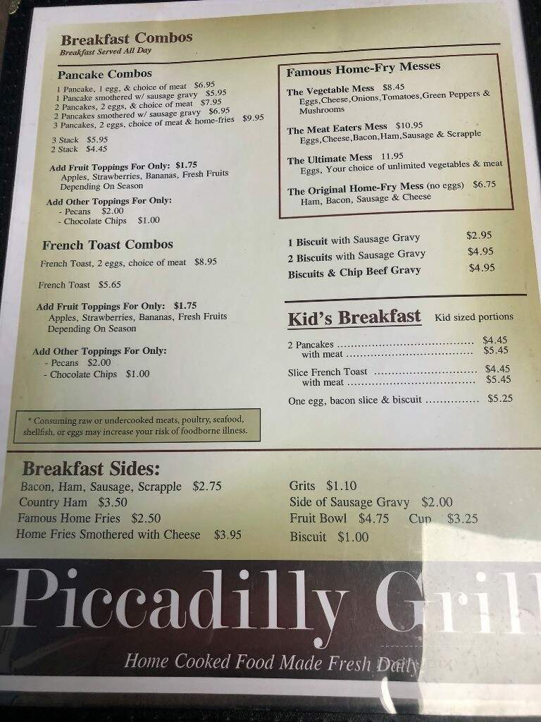 Piccadilly Grill - Winchester, VA
