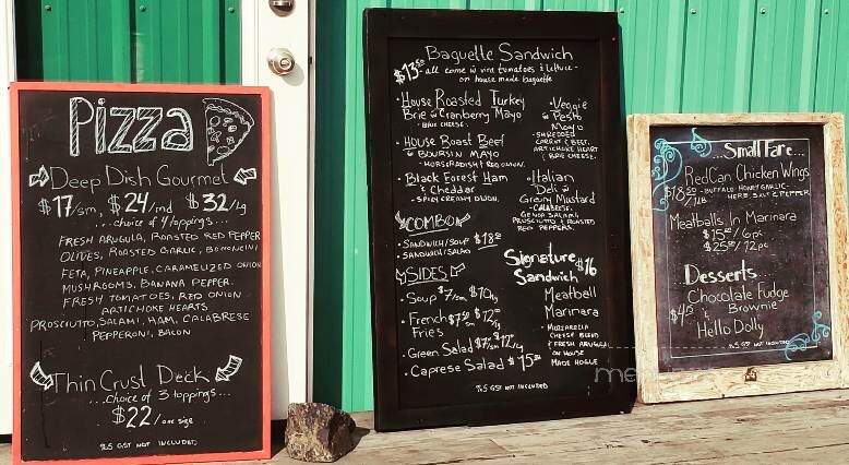 Red Can Gourmet - Tofino, BC menu_pic
