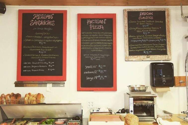 Red Can Gourmet - Tofino, BC menu_pic