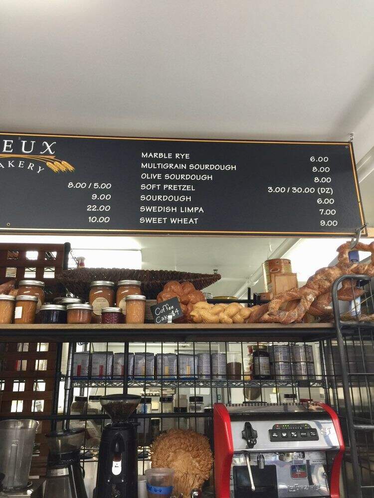 Deux Bakery - Santa Barbara, CA menu_pic