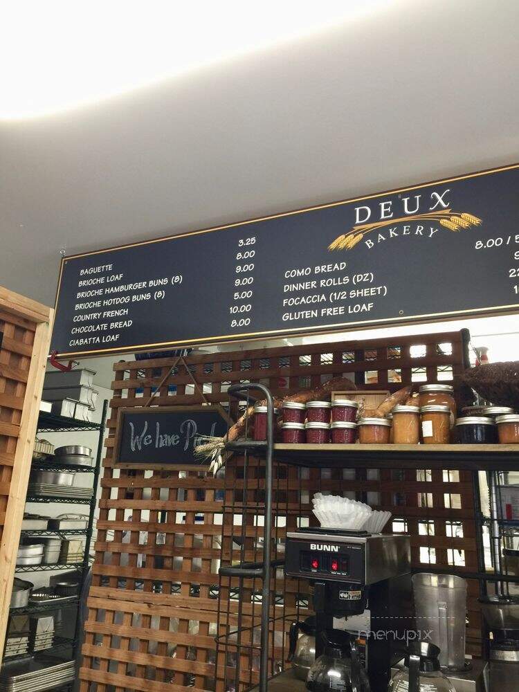 Deux Bakery - Santa Barbara, CA menu_pic