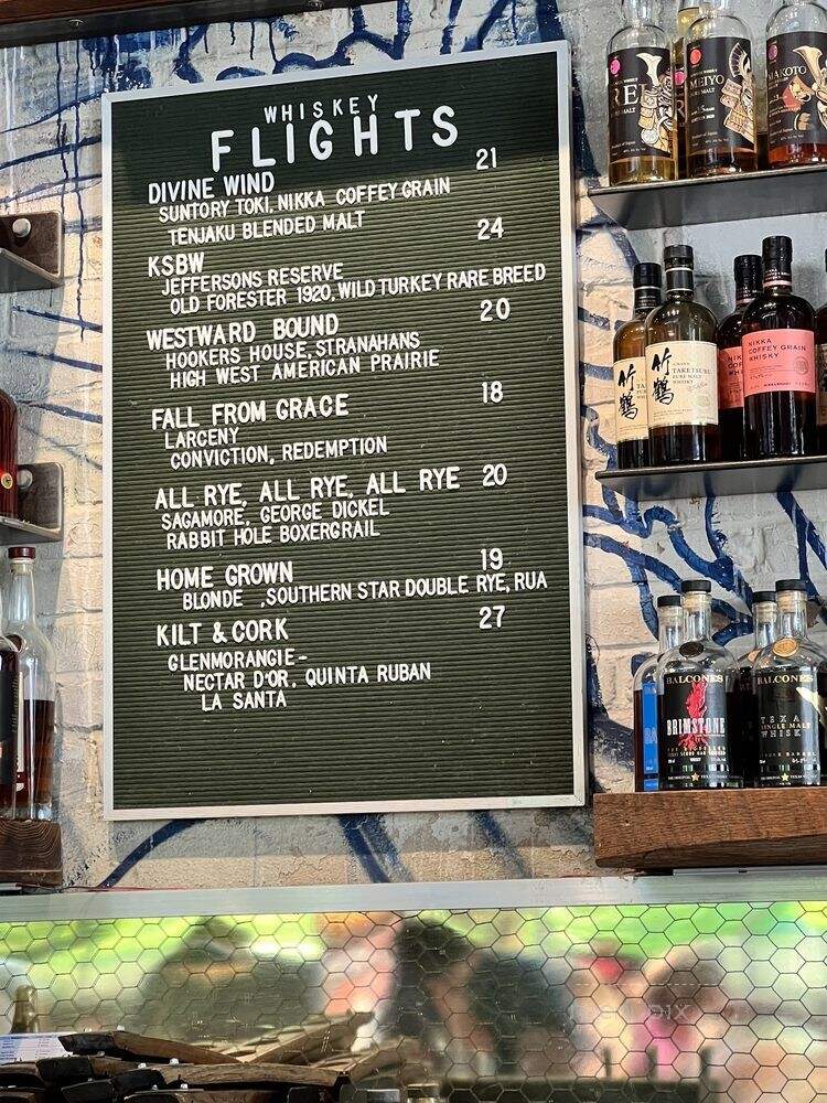Whiskey Kitchen - Raleigh, NC menu_pic