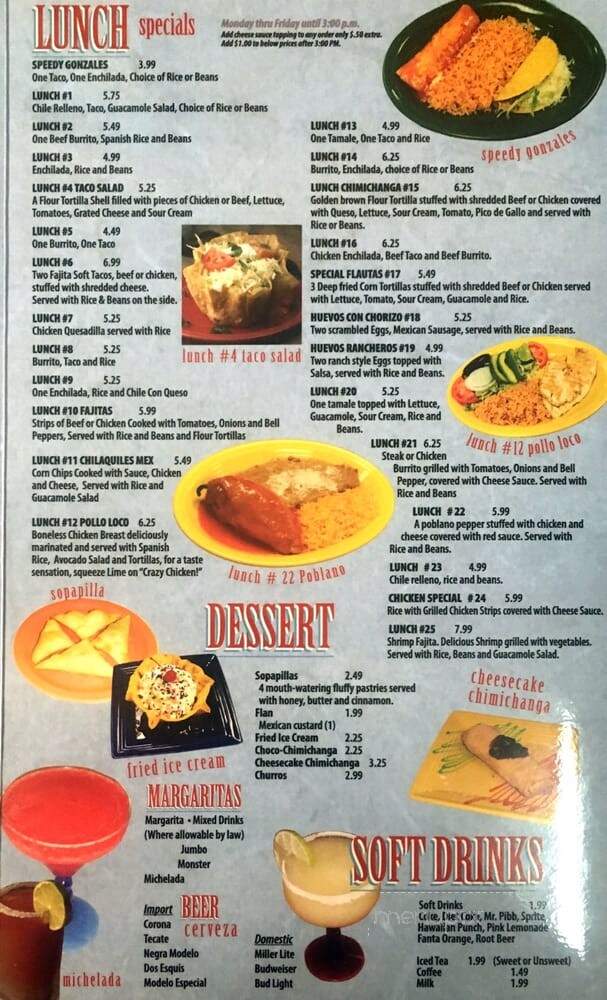 El Toro - Muldrow, OK menu_pic