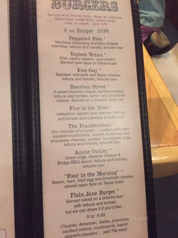 Rachel's Roadhouse - Kittanning, PA menu_pic