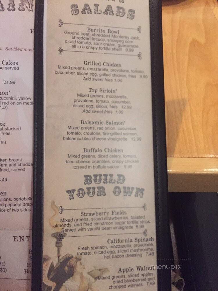 Rachel's Roadhouse - Kittanning, PA menu_pic