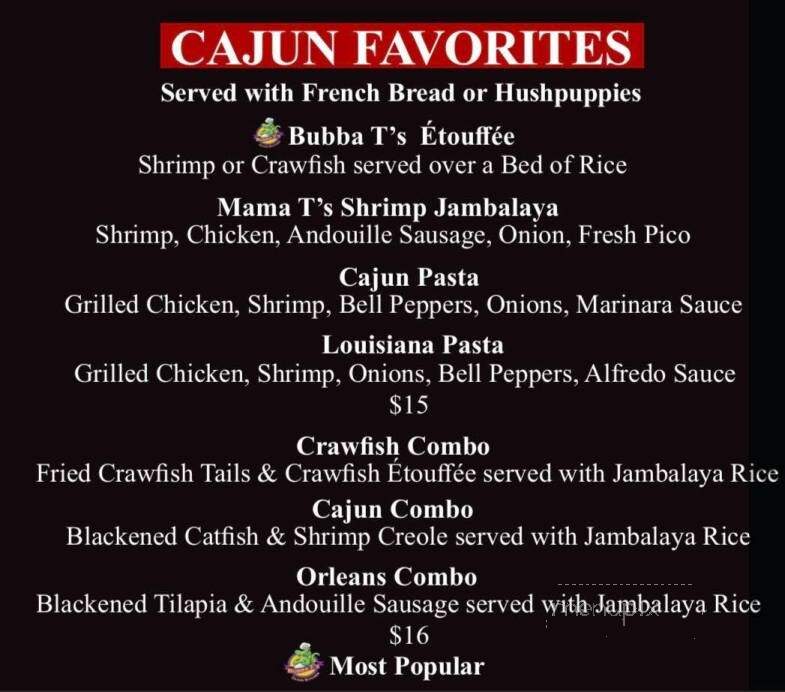 Bubba T's Cajun Kitchen - Willis, TX