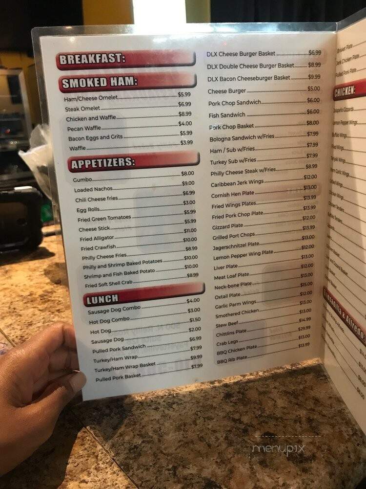 Flavors Restaurant and Bar - Fayetteville, NC menu_pic