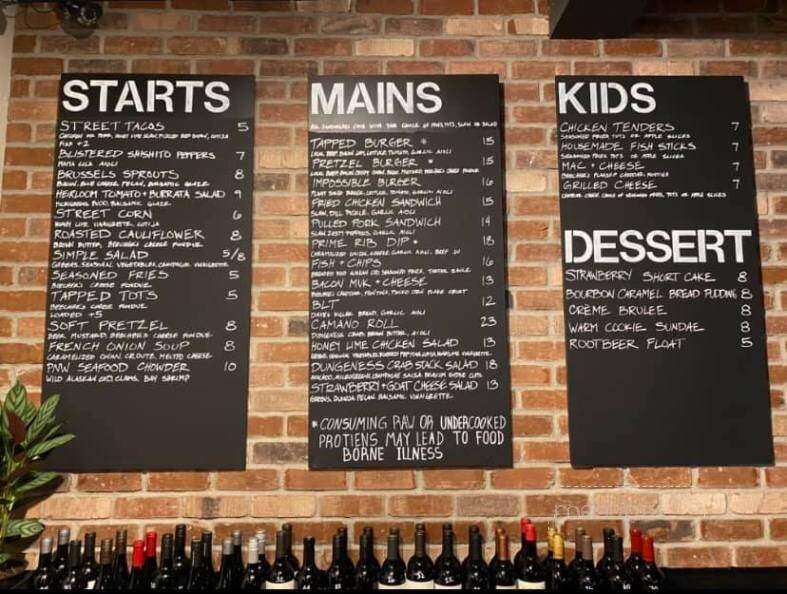 Tapped Mukilteo - Mukilteo, WA menu_pic