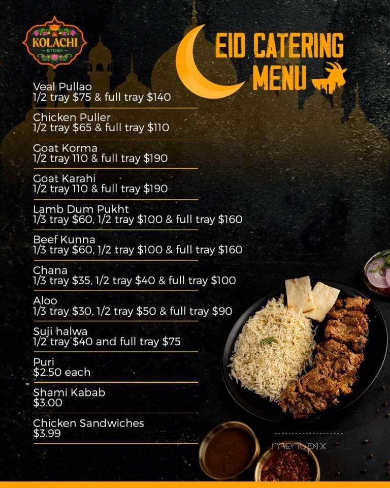Kolachi Kitchen - Canton, MI menu_pic