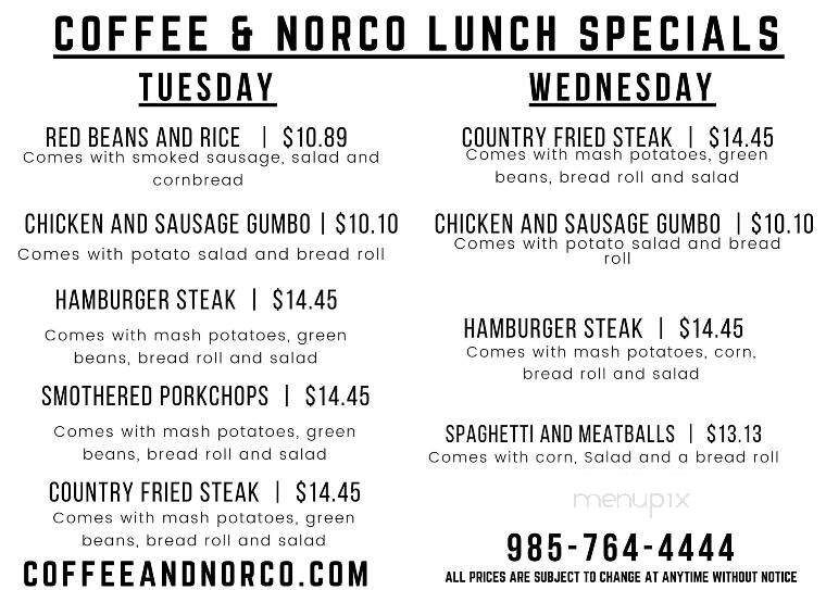 Coffee & Norco - Norco, LA