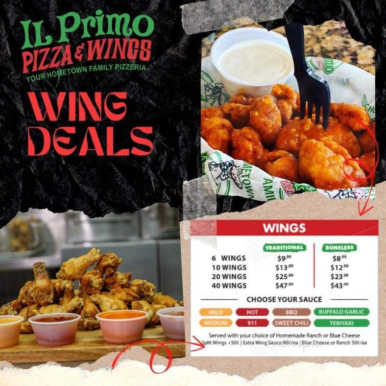 IL Primo Pizza & Wings - North Port, FL menu_pic