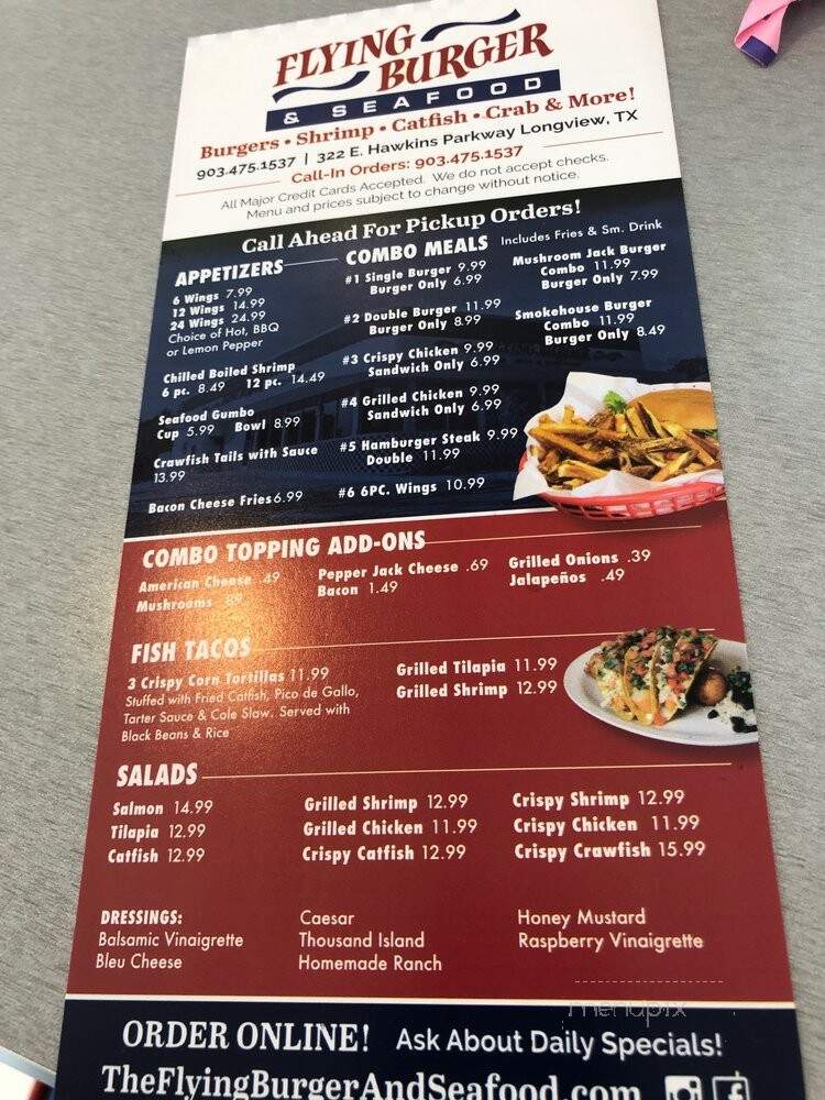 Flying Burger and Seafood - Longview, TX