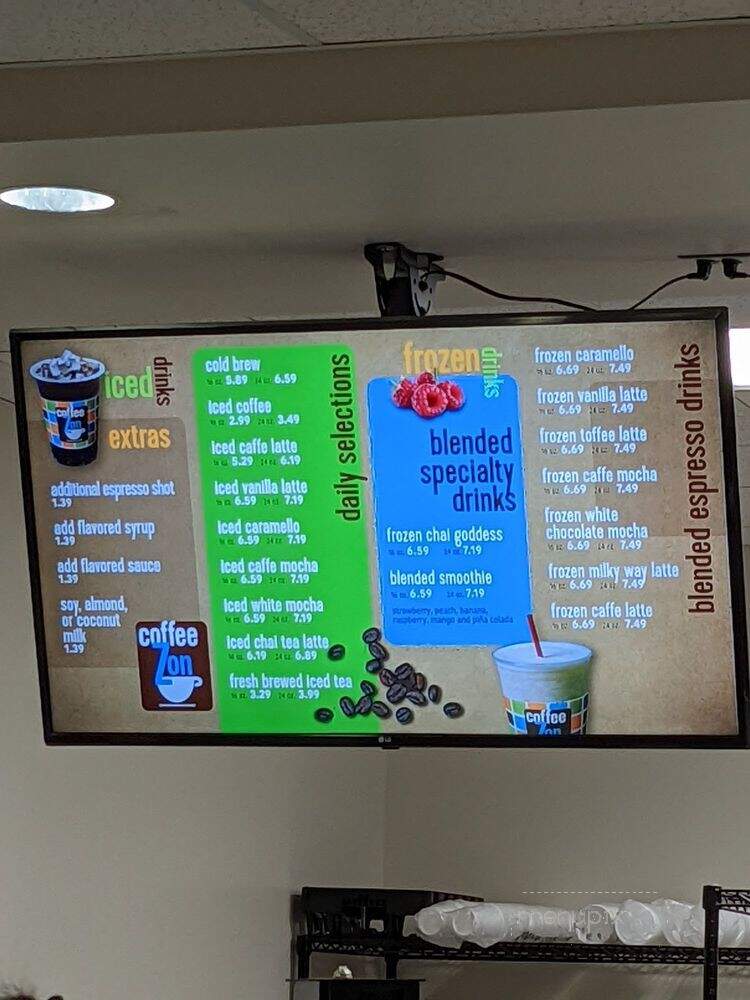 Coffee Zon Cafe - Indianapolis, IN menu_pic