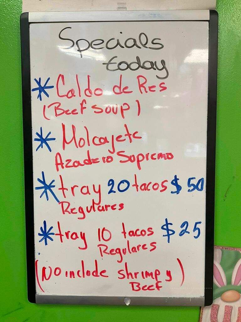Las Delicias Tex-Mex & Grill - South Amboy, NJ menu_pic