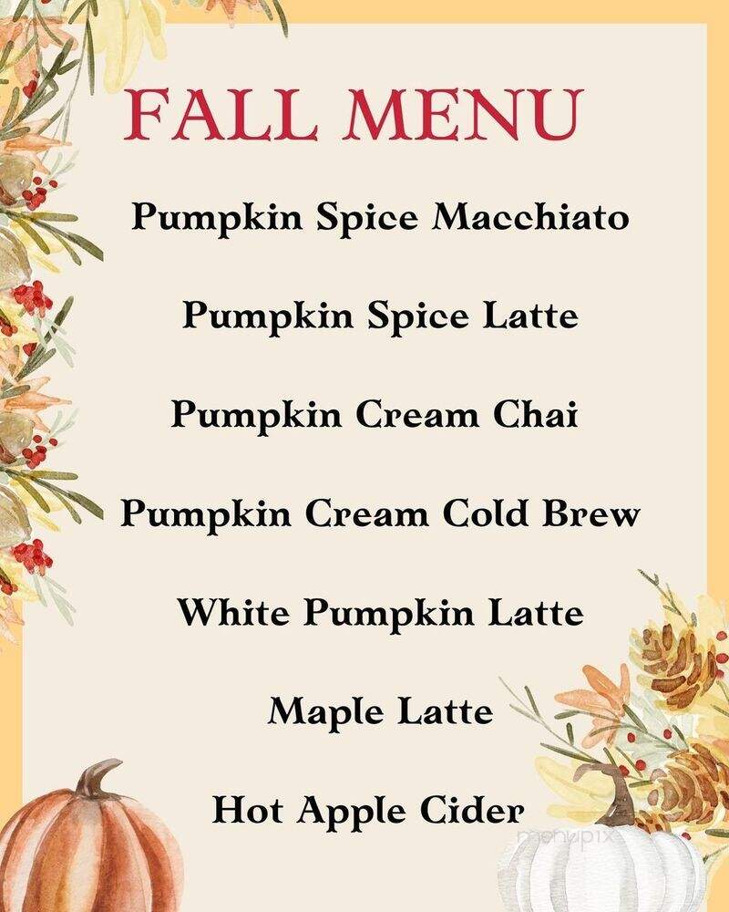 Trek Coffee Co. - Washington, OK menu_pic