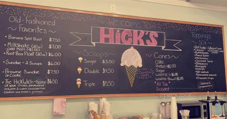 Hick's Old-Fashioned Ice Cream Parlor - Huntingdon Valley, PA