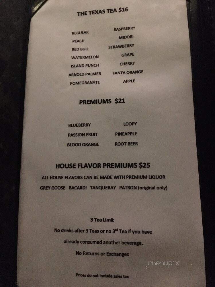 Marquis II - Houston, TX menu_pic