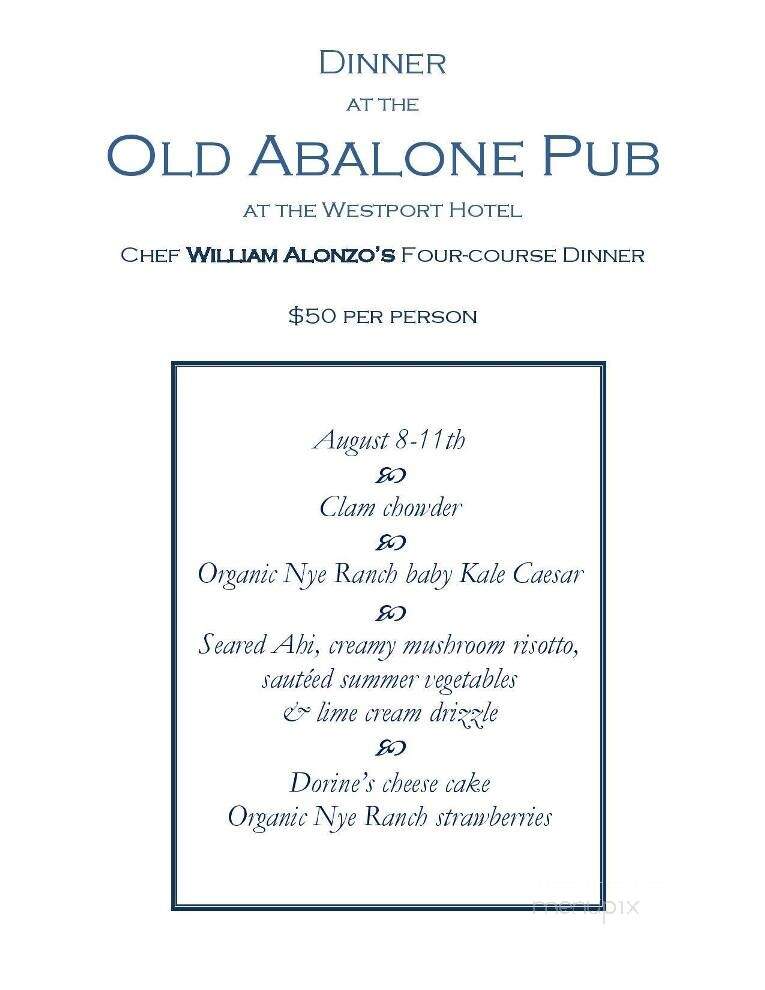 Old Abalone Pub - Westport, CA