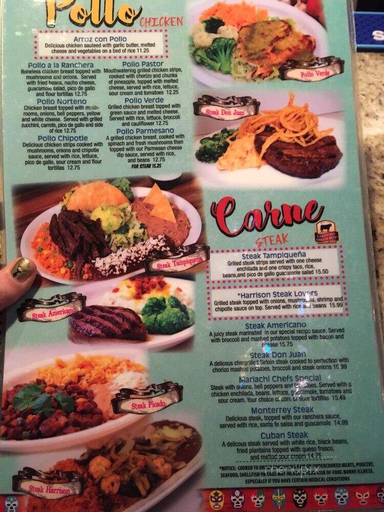 El Mariachi Mexican Restaurant - Harrison, OH menu_pic