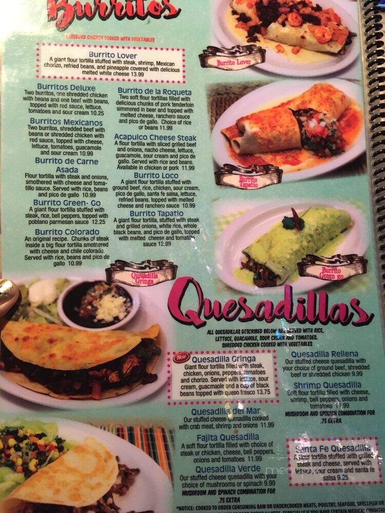 El Mariachi Mexican Restaurant - Harrison, OH menu_pic